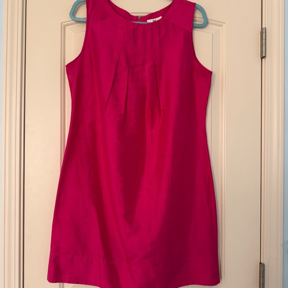 Vineyard Vines Women’s 100% Silk Hot Pink Dress Size‎ M - Picture 1 of 7